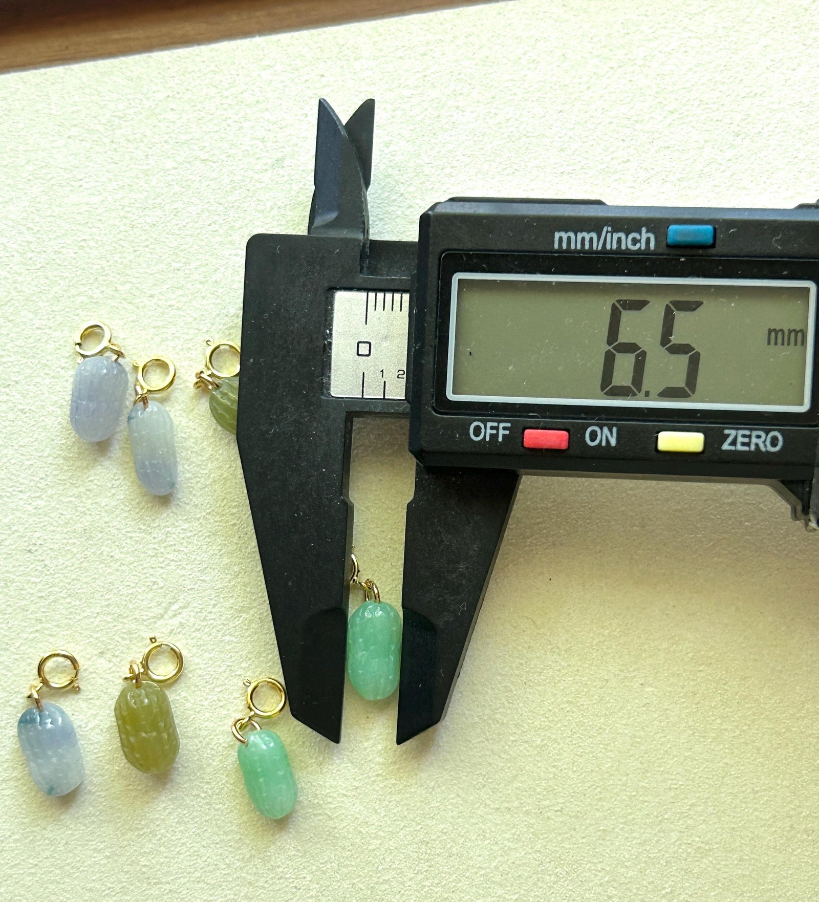 Natural Jadeite Bracelet Charm Authentic Burmese Type A Highly Translucent Multicolor Jade | Lucky Peanut