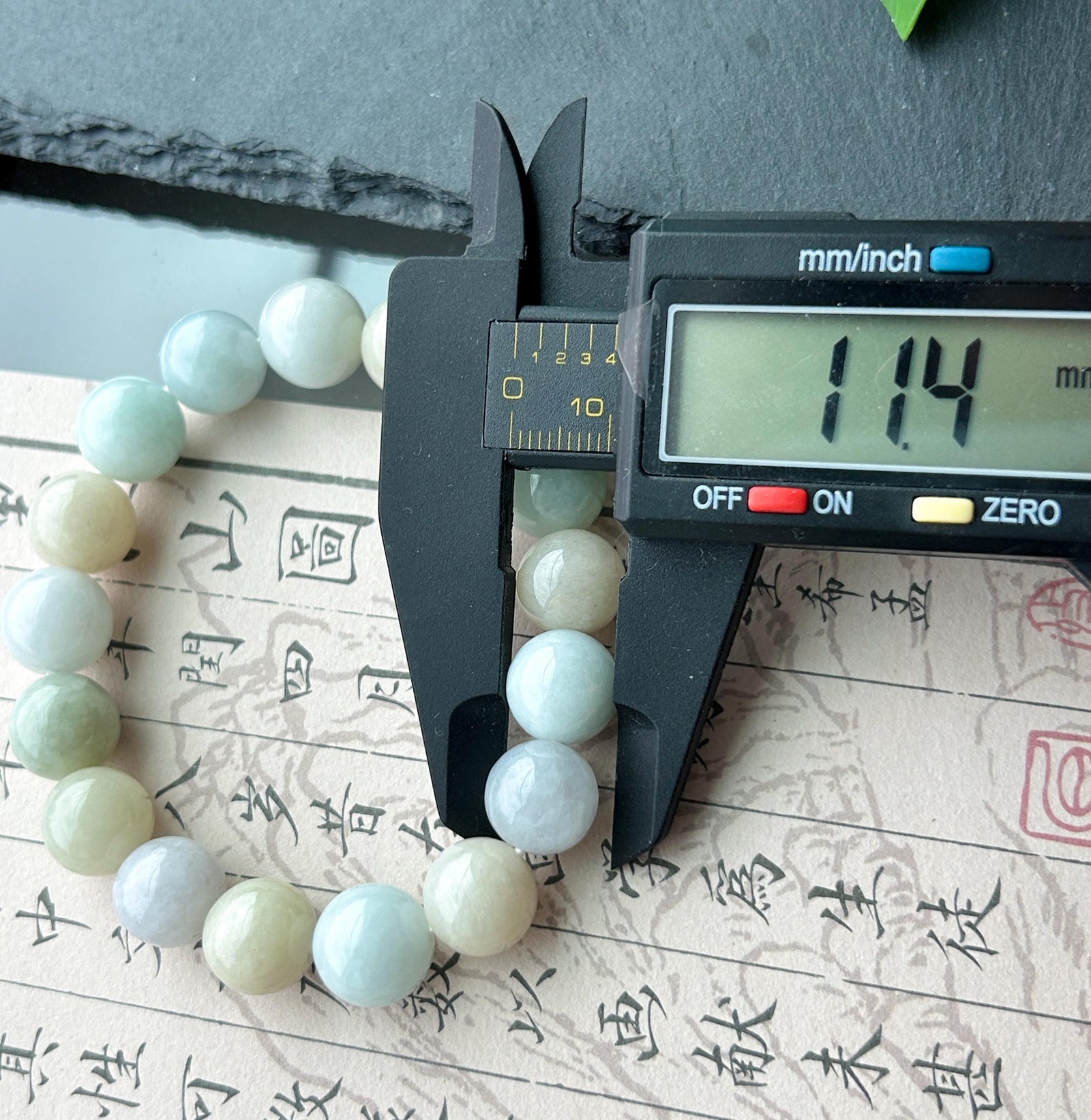 Natural Jadeite Beaded Bracelet, Burmese Type A Untreated Glutinous Pastel Macaron Multicolor Jade, 11.4mm