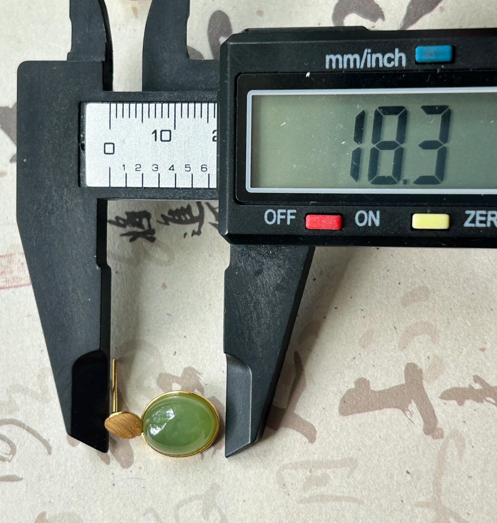 Natural Jade Cabochon Drop Earrings: Untreated Icy Glutinous Apple Green Nephrite Jade, 18k Gold Vermeil Sterling Silver