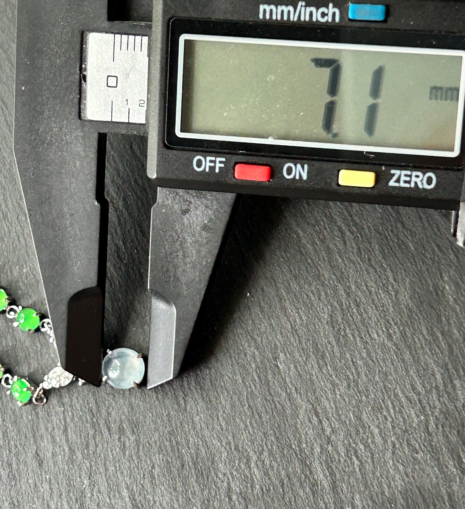 Certified Natural Jadeite Cabochon Designer Necklace, Burmese Type A Highly Translucent Icy Glacier Blue & Green Jade, 925 Sterling Silver