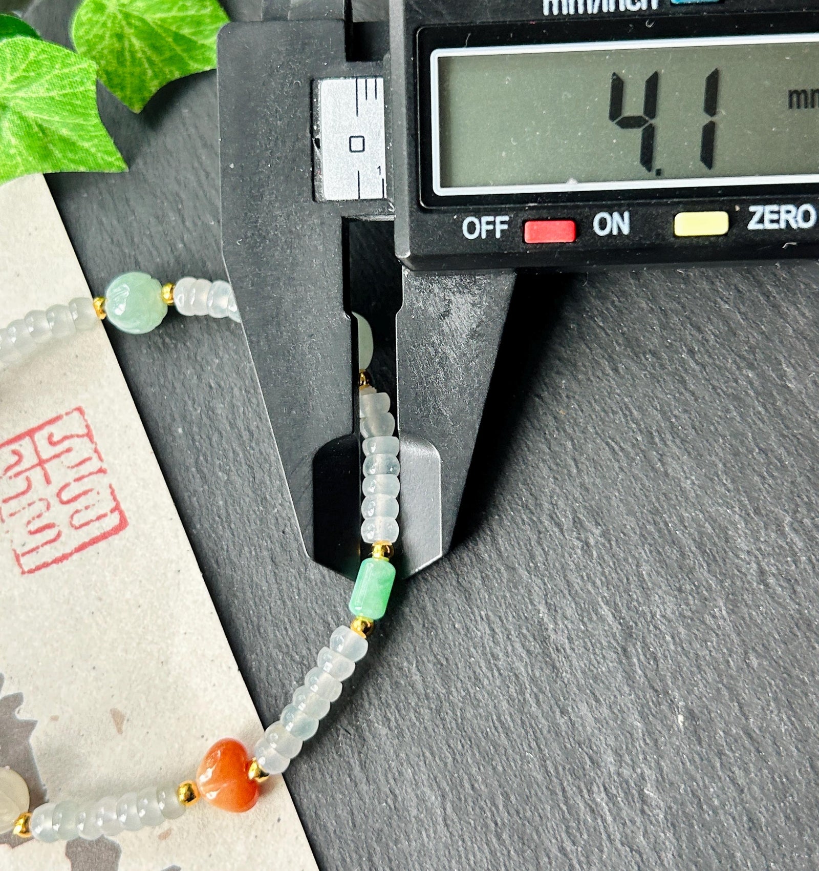 Natural Jadeite Beaded Bracelet Burmese Type A Highly Translucent Icy White Abacus Jade Beads & Multicolor Charms 4-8mm