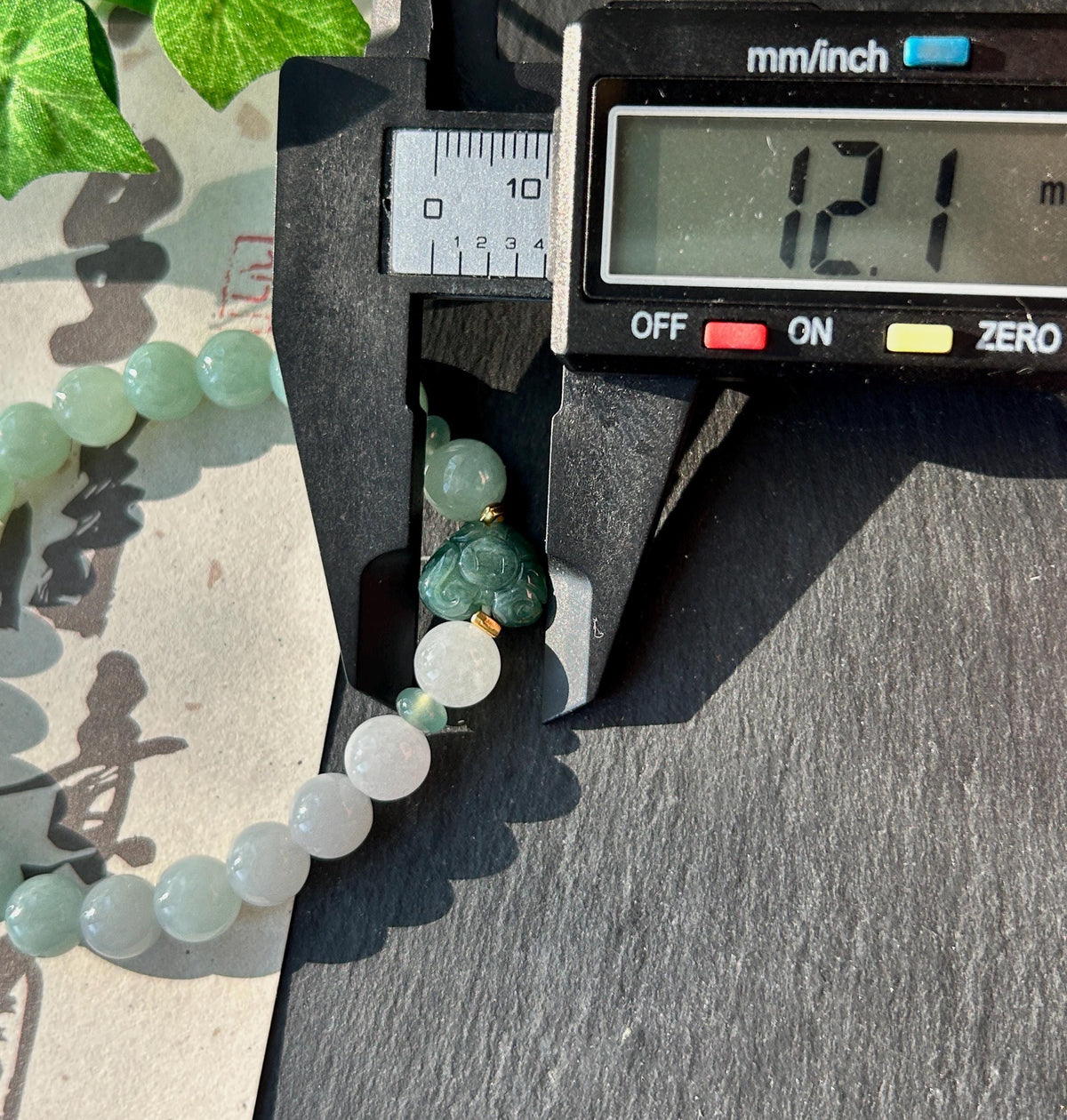 Natural Jadeite Beaded Bracelet, Burmese Type A Untreated Translucent Pale Apple Green, Blue, Icy White Gradient Color Jade, 8mm