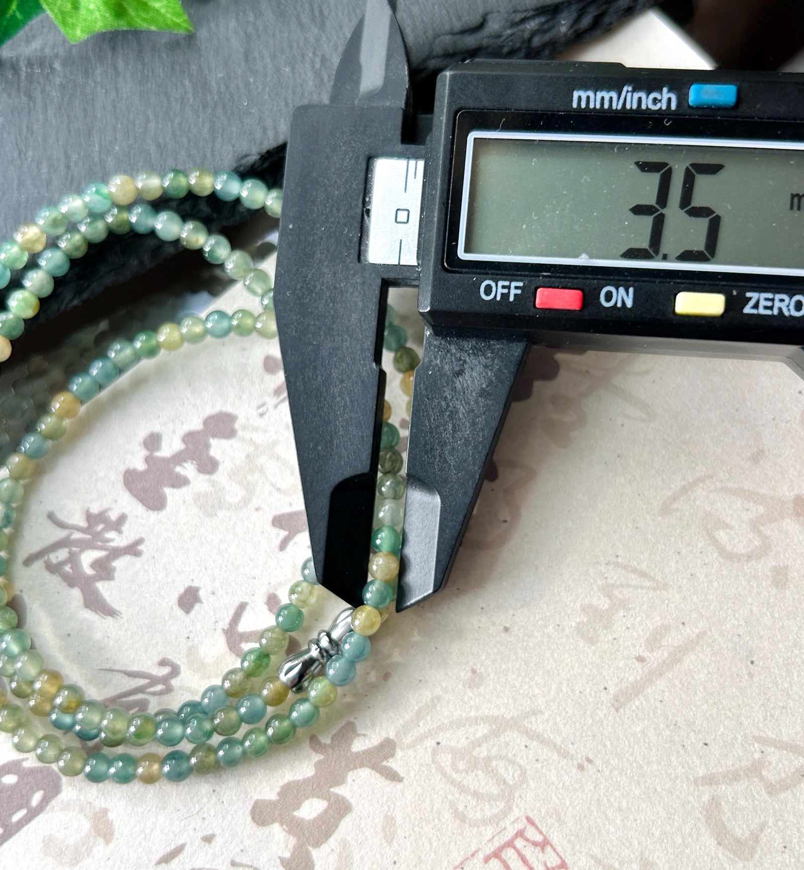 Natural Jadeite Beaded Stacked Bracelet or Necklace Jewelry | Guatemalan Type A Translucent Icy Multicolor Jade 3.5mm
