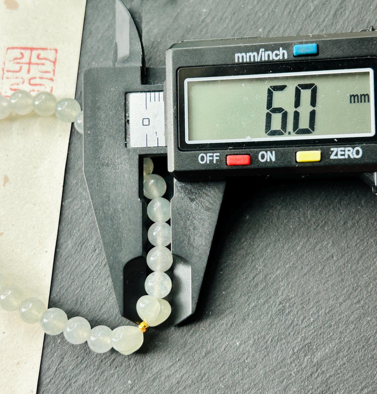 Natural Jadeite Beaded Bracelet – Burmese Type A Highly Translucent Icy White Jade, 6mm, Minimalist Jewelry