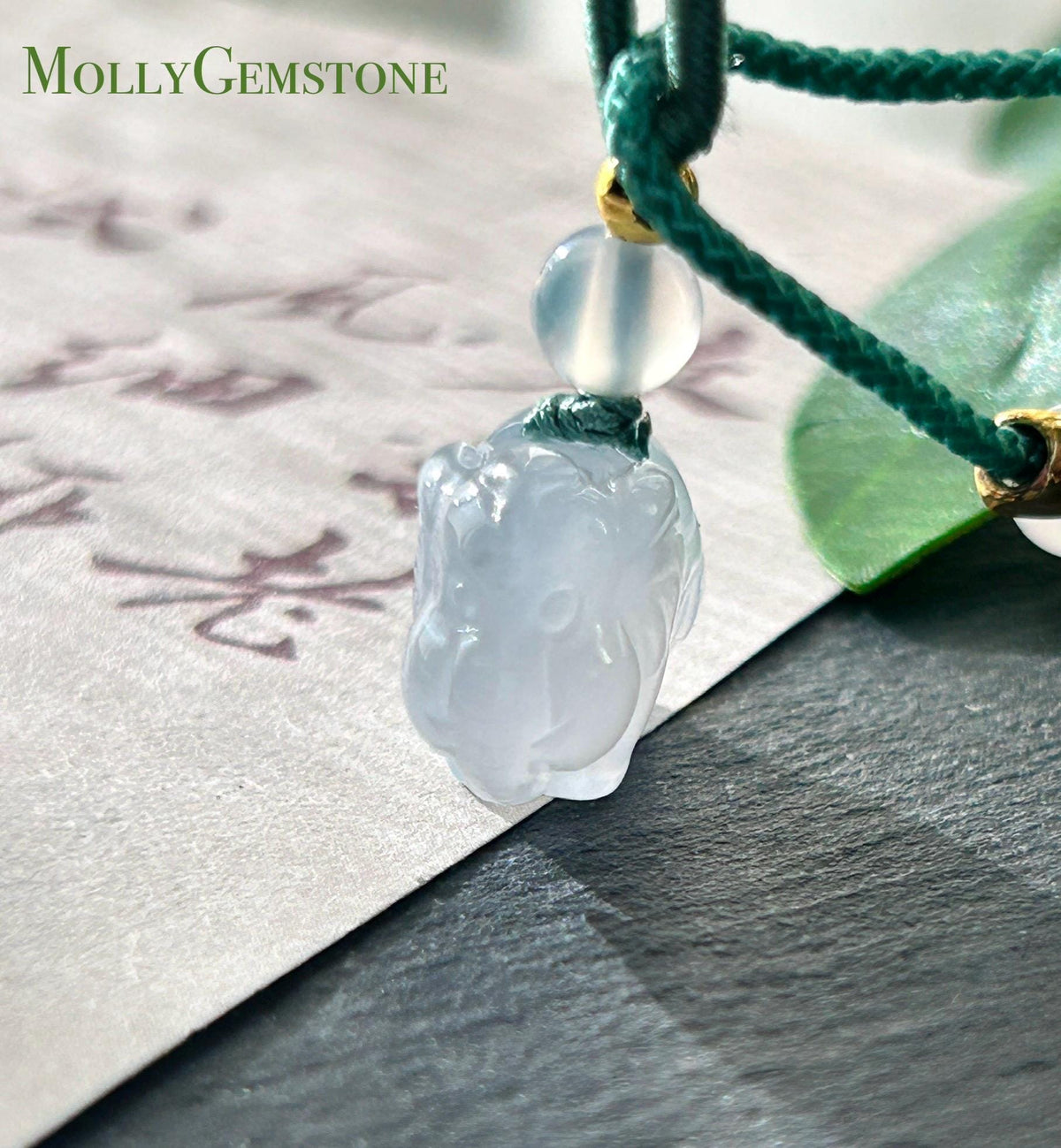 Certified Natural Jadeite Petite Elephant Pendant Necklace Burmese Type A Highly Translucent Icy White Jade
