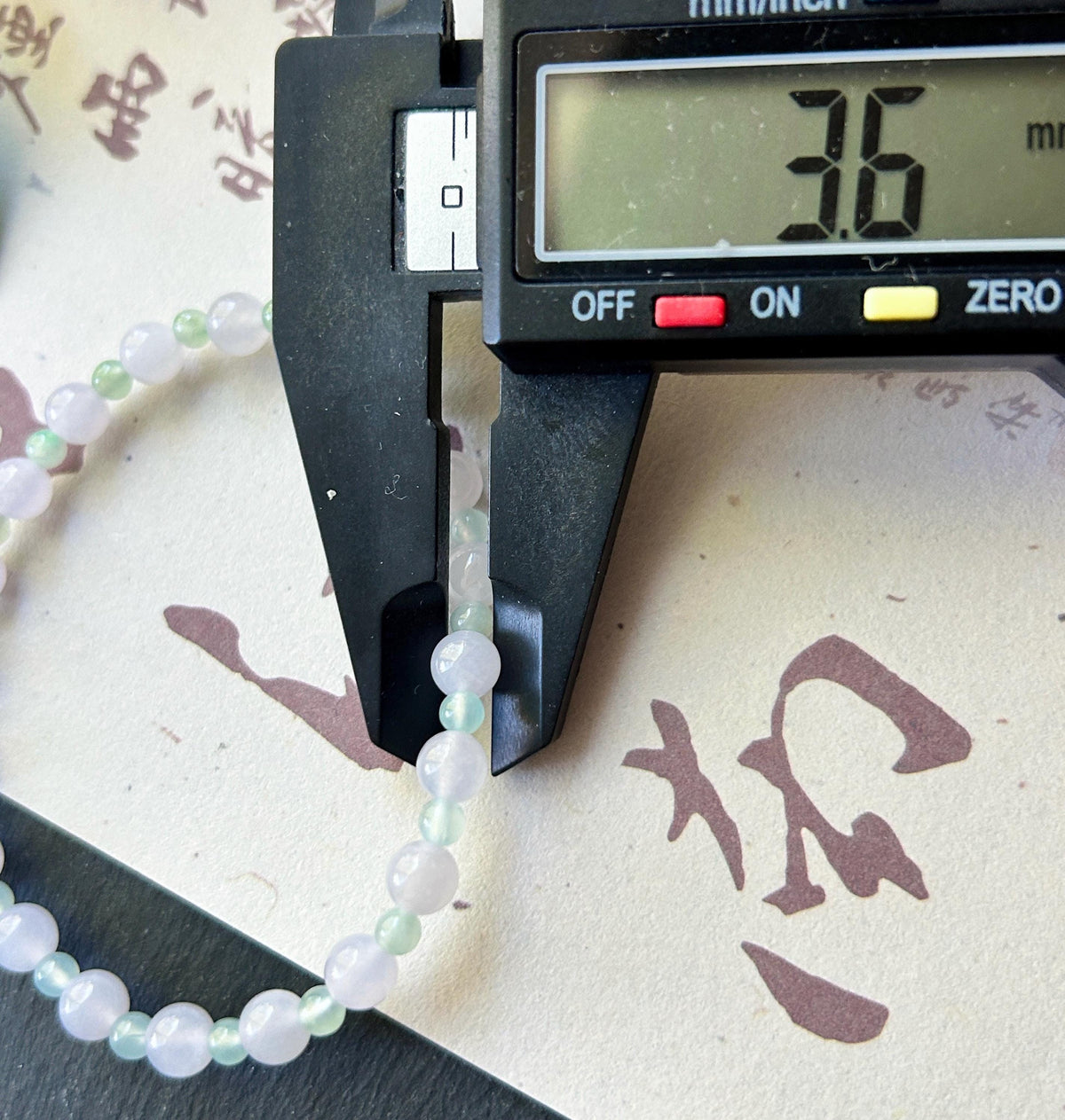 Natural Jadeite Beaded Bracelet Burmese Type A Highly Translucent Icy Pale Pinkish Lavender & Mint Green Jade 5.5mm Minimalist Jewelry