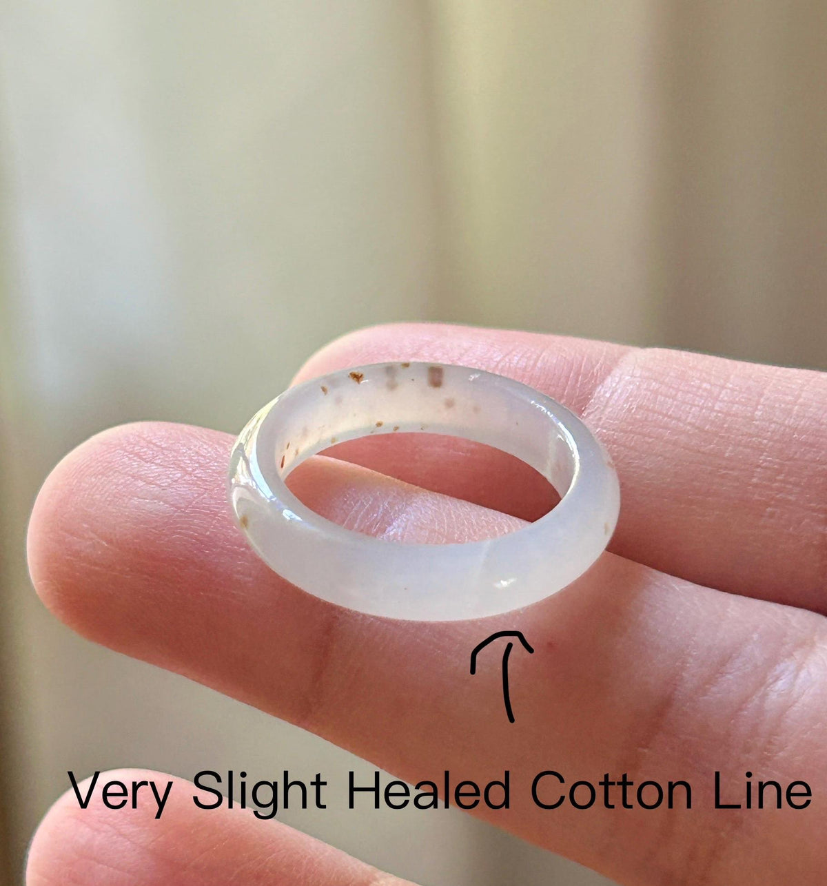 Certified Natural Burmese Type A Jadeite Ring | Rare Icy White Based with Scattered Red Floral Jade | Ring & Necklace/Charm Set| US 6.5