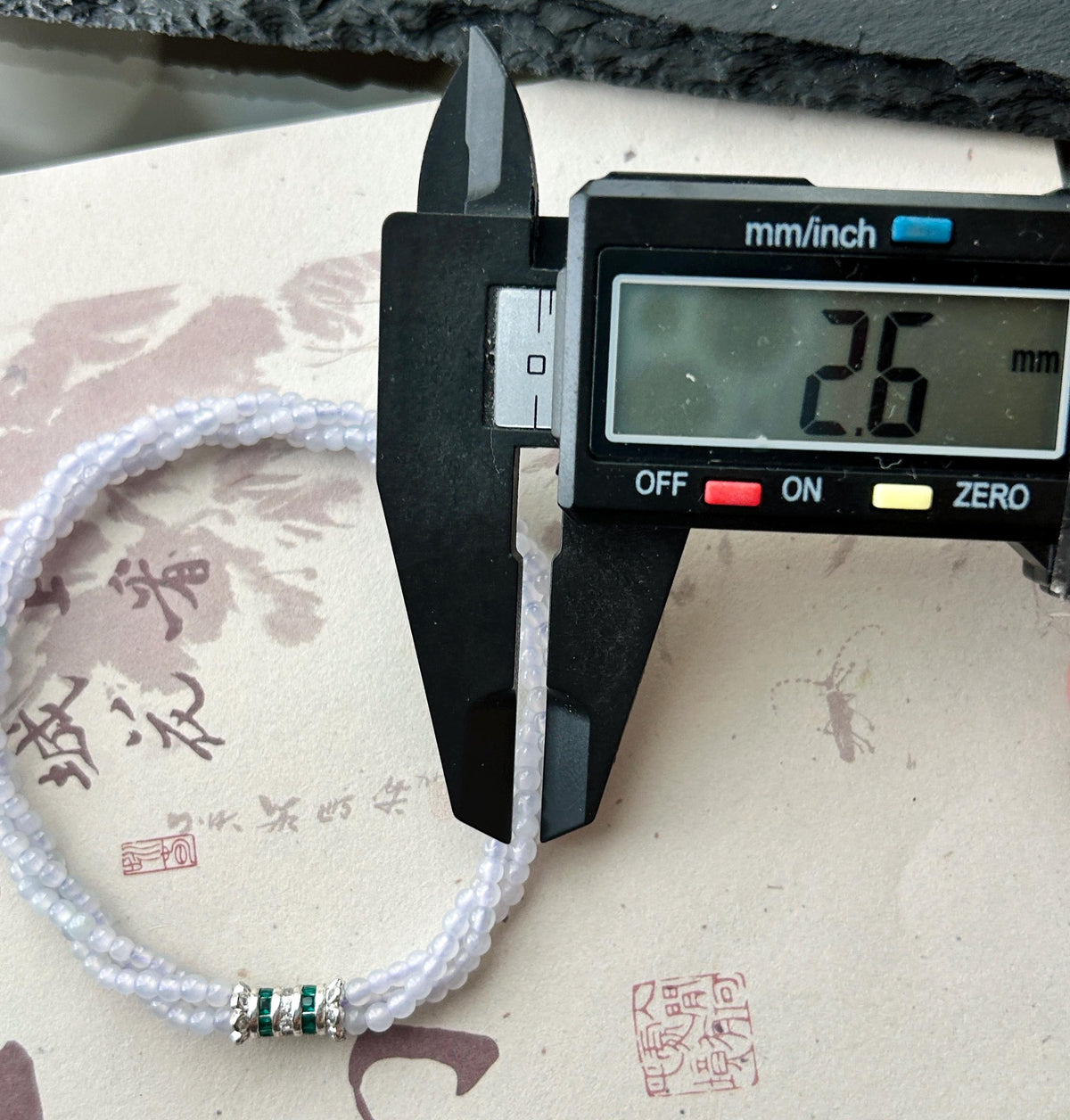 Natural Jadeite Twisted Bracelet, Burmese Type A Highly Translucent Icy Pale Lavender Jade Beads